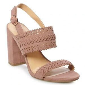 Like New! Lauren Conrad Mauve heels size 9.5